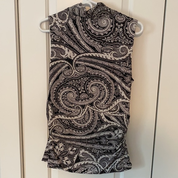 White House Black Market Paisley Top - Large - Picture 6 of 8
